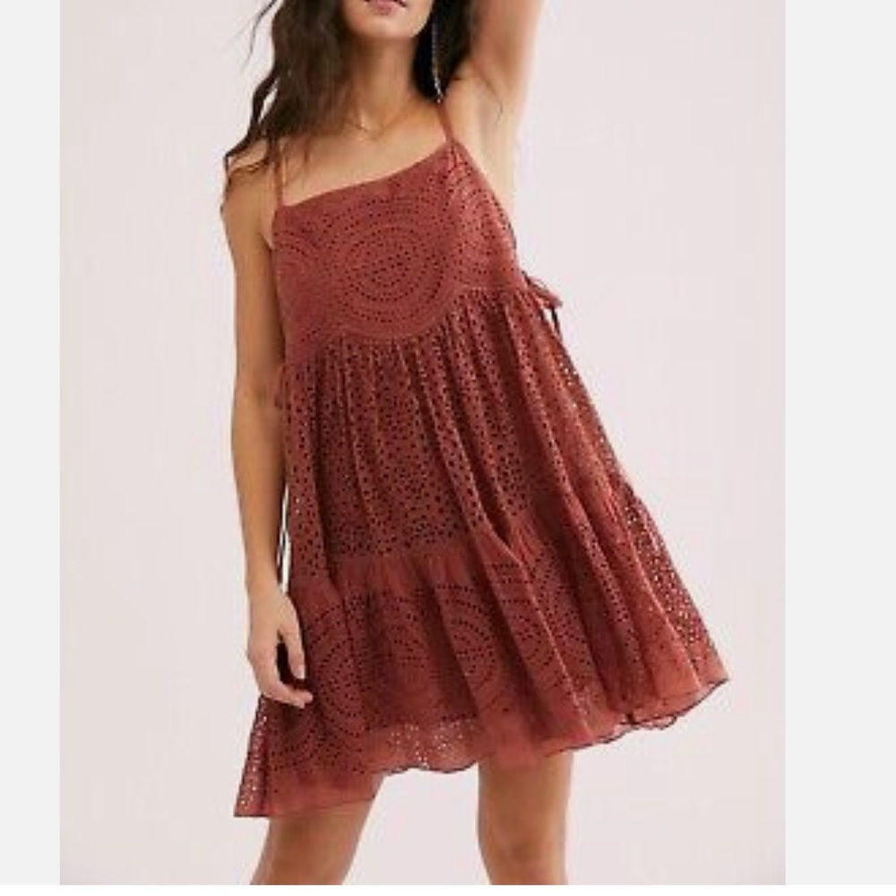 Free People Lilly of the Valley mini dress XS